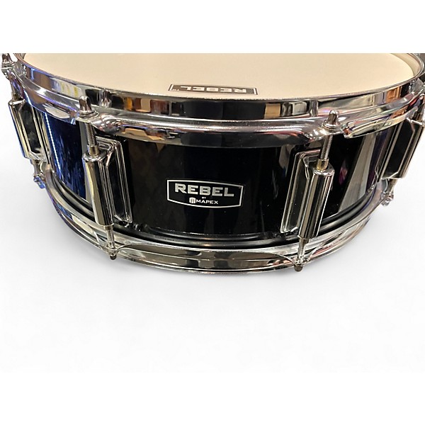 Used Mapex 14X5.5 REBEL 14x5.5 SNARE DRUM Black Drum