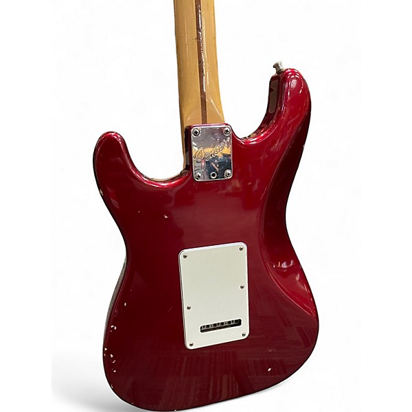 Vintage 1999 Fender Stratocaster Plus Candy Apple Red Solid Body Electric Guitar