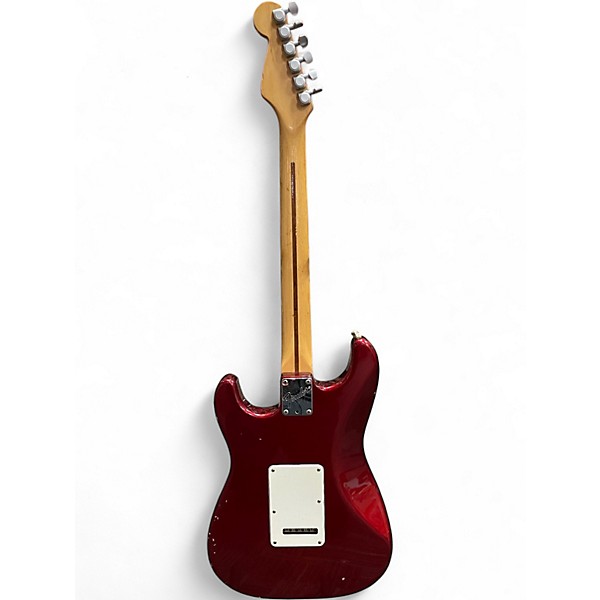 Vintage 1999 Fender Stratocaster Plus Candy Apple Red Solid Body Electric Guitar