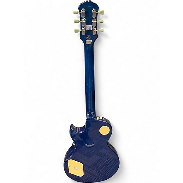 Used Epiphone Les Paul Standard Blue Burst Solid Body