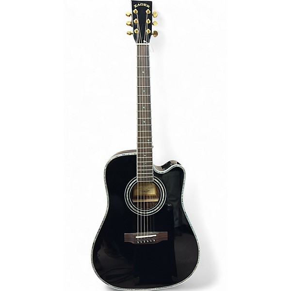 Used Zager ZAD-80CE AURA/BLACL Acoustic Guitar
