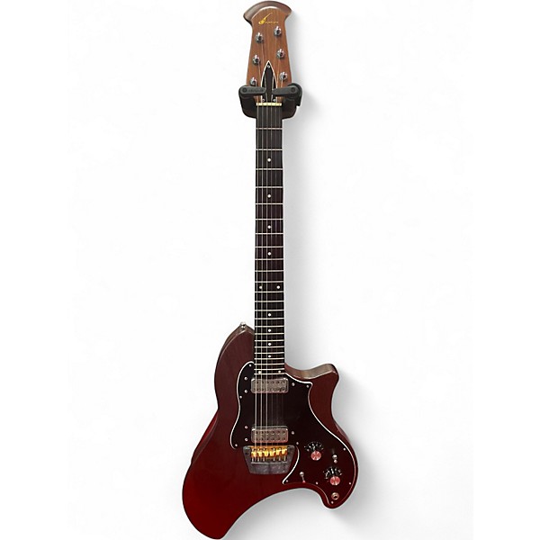 Vintage 1970s Ovation 1256-4 Breadwinner Walnut Solid Body Electric Guitar