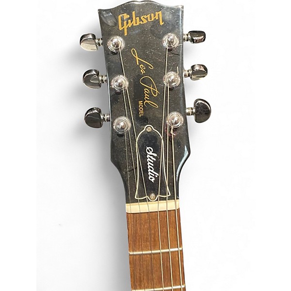 Used Gibson Les Paul Studio Left Handed Black Electric