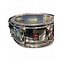 Used Premier 14in CHROME OVER METAL SNARE SILVER Drum