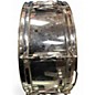 Used Premier 14in CHROME OVER METAL SNARE SILVER Drum