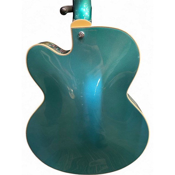 Used D'Angelico DAPEXL10TCT TEAL Hollow Body Electric Guitar