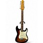 Used Fender stratocaster 12 3 Color Sunburst Solid Body Electric Guitar thumbnail