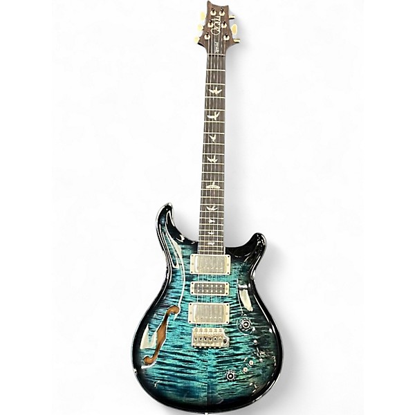 Used PRS Semi-Hollow Cobalt Smokeburst Solid Body Electric Guitar
