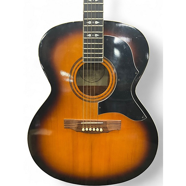 Vintage 1960s Framus 74K Brown Sunburst Acoustic Guitar