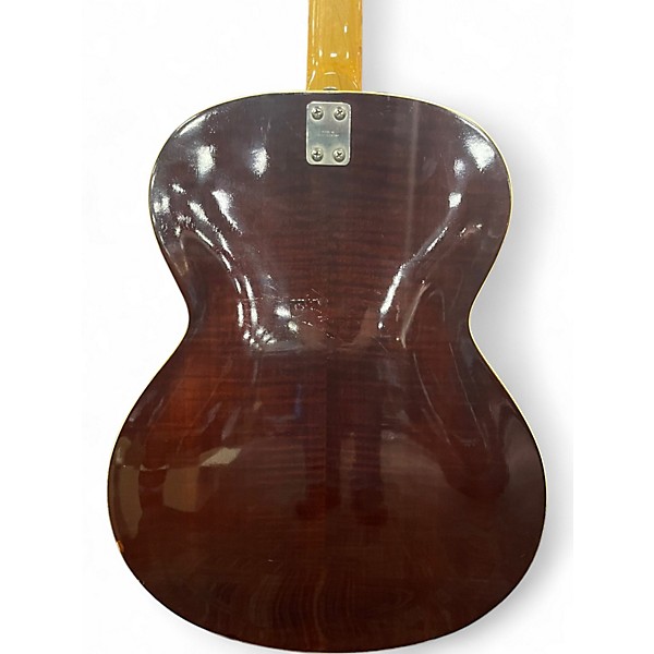 Vintage 1960s Framus 74K Brown Sunburst Acoustic Guitar