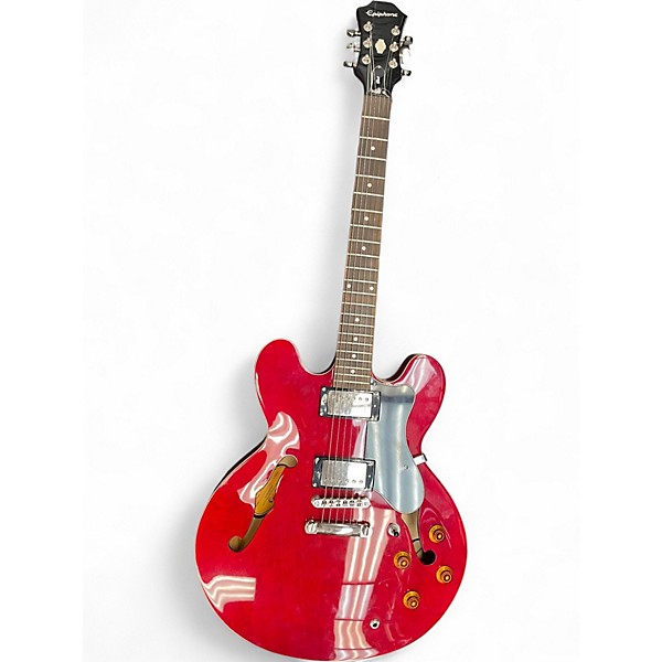 Used Epiphone Dot CHERRY Hollow Body Electric Guitar