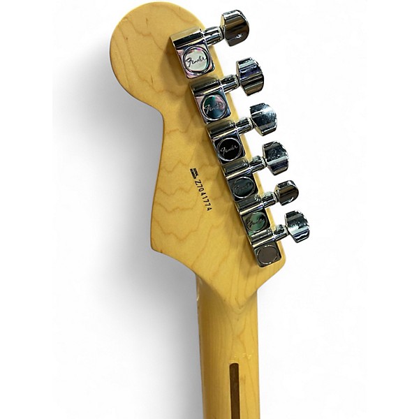 Used Fender American Standard Stratocaster White Blonde Solid Body Electric Guitar