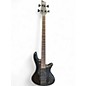 Used Schecter Guitar Research STILETTO STEALTH Black Electric Bass Guitar thumbnail
