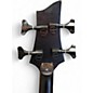 Used Schecter Guitar Research STILETTO STEALTH Black Electric Bass Guitar