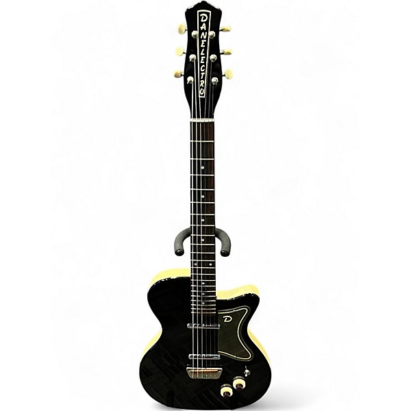 Used Danelectro 56 U2 Black Hollow Body Electric Guitar