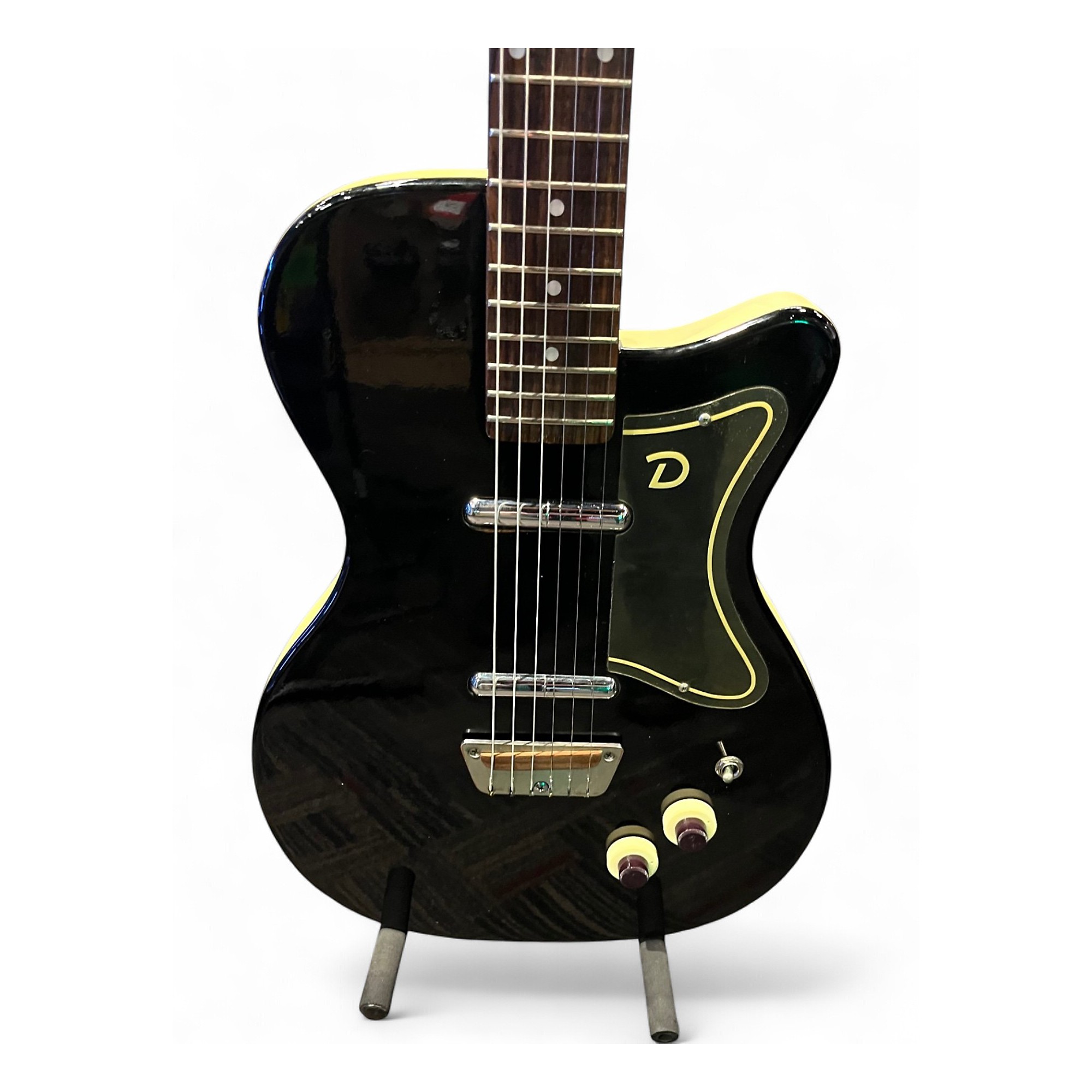DANELECTORO 56-U2 BLACK ダンエレクトロ Used Danelectro 56 U2 Single Cut Black Solid Body Electric
