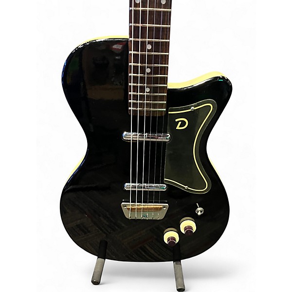 Used Danelectro 56 U2 Black Hollow Body Electric Guitar