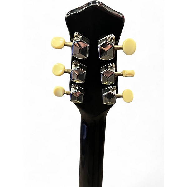 Used Danelectro 56 U2 Black Hollow Body Electric Guitar