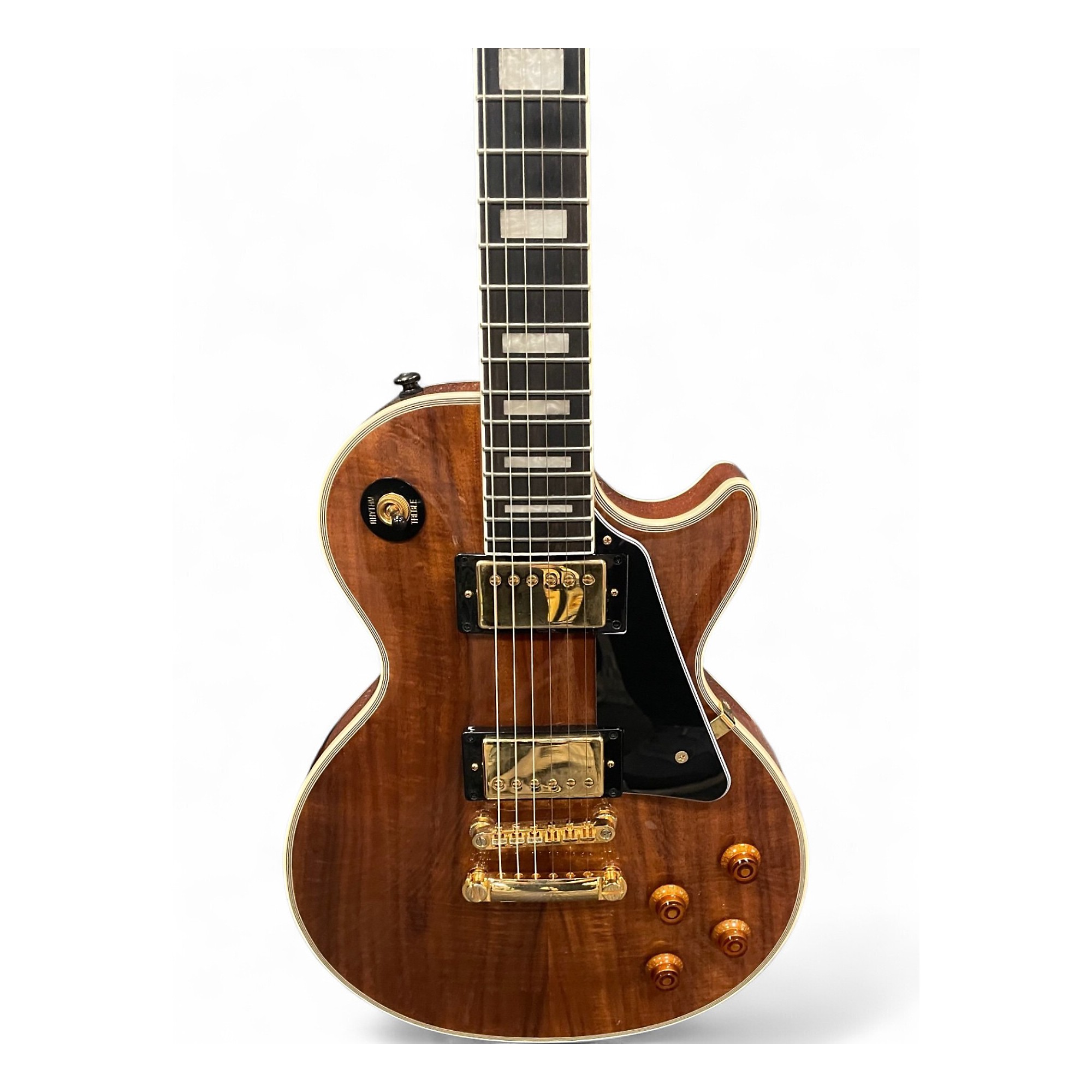 Used Epiphone LES PAUL CUSTOM KOA NATURAL Solid Body