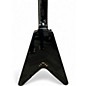 Used Epiphone 1958 Korina Flying V Black Solid Body Electric Guitar