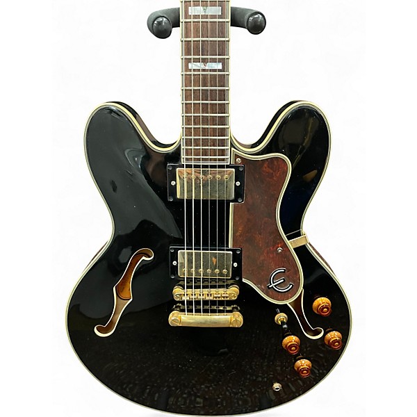 ギター Epiphone Sheraton II EB Used Epiphone Sheraton II Ebony Hollow Body Electric Guitar
