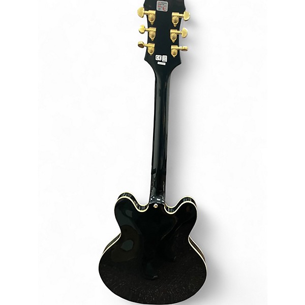 Used Epiphone Sheraton II Ebony Hollow Body Electric Guitar