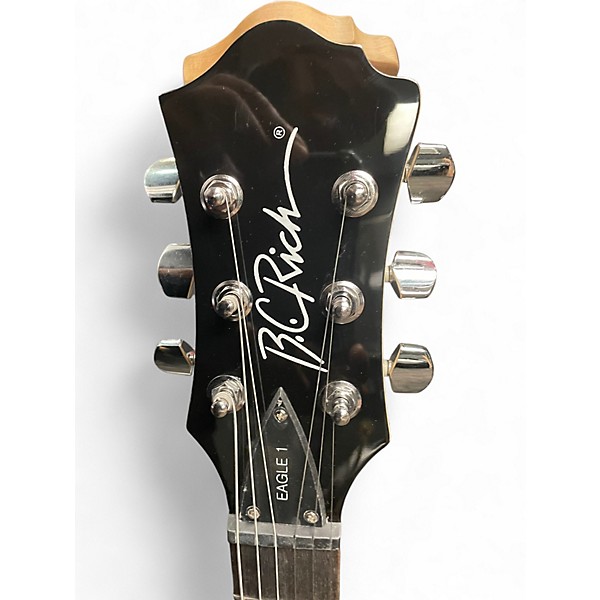 Used B.C. Rich eagle 1 evan williams black Solid Body Electric Guitar