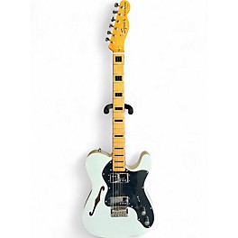 Used Squier Classic Vibe 70s Thinline Telecaster Arctic White Hollow Body Electric Guitar