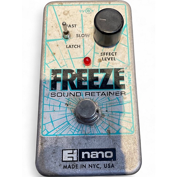Used Electro-Harmonix Freeze Sound Retainer Compression Effect Pedal