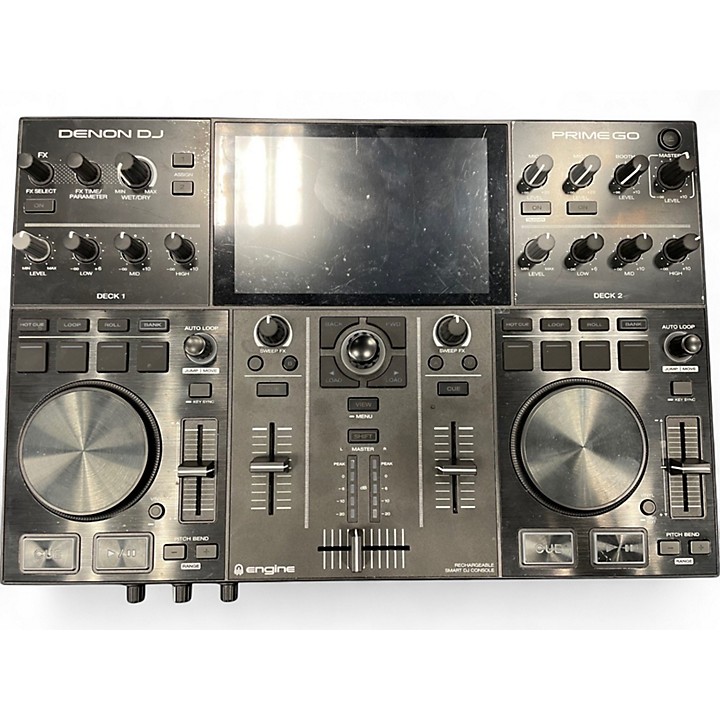 DENON DJ PRIME GO コントローラー Denon Prime GO Compact Standalone DJ Controller — DJ TechTools