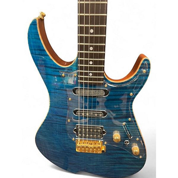 Used Vola Zenith QRA Blue Sapphire Solid Body Electric Guitar