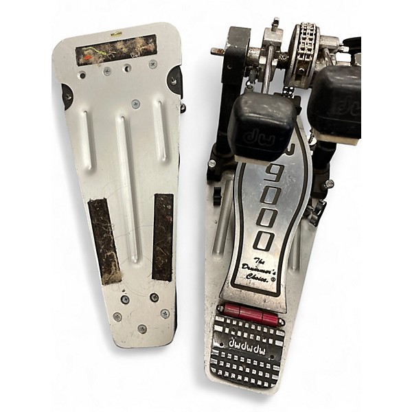 Used DW 9000 Series Double Double Bass Drum Pedal