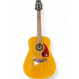 Used Epiphone PR350-12 Natural 12 String Acoustic Guitar