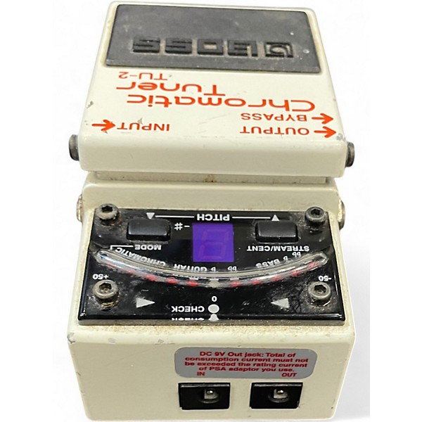 ギター BOSS Chromatic Tuner TU-2 Boss TU-2 Chromatic Tuner and Power Supply Pedal | zZounds