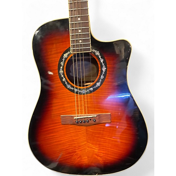 Used Fender T Bucket 300CE 2 Color Sunburst Acoustic Electric Guitar