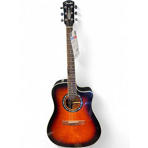 Used Fender T Bucket 300CE 2 Color Sunburst Acoustic Electric Guitar