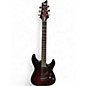 Used Schecter Guitar Research Demon 6 Red Burst Solid Body Electric Guitar thumbnail