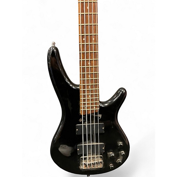 Used Ibanez SR405 5 String Black Electric Bass Guitar