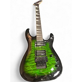 Used Jackson Dinky JS20 DKQ 2PT Trans Green Solid Body Electric Guitar