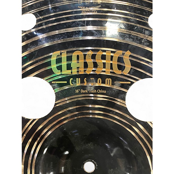 Used MEINL 16in DARK TRASH CHINA Cymbal