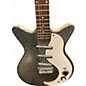 Used Danelectro DC-3 SPARKLE GREEN Solid Body Electric Guitar