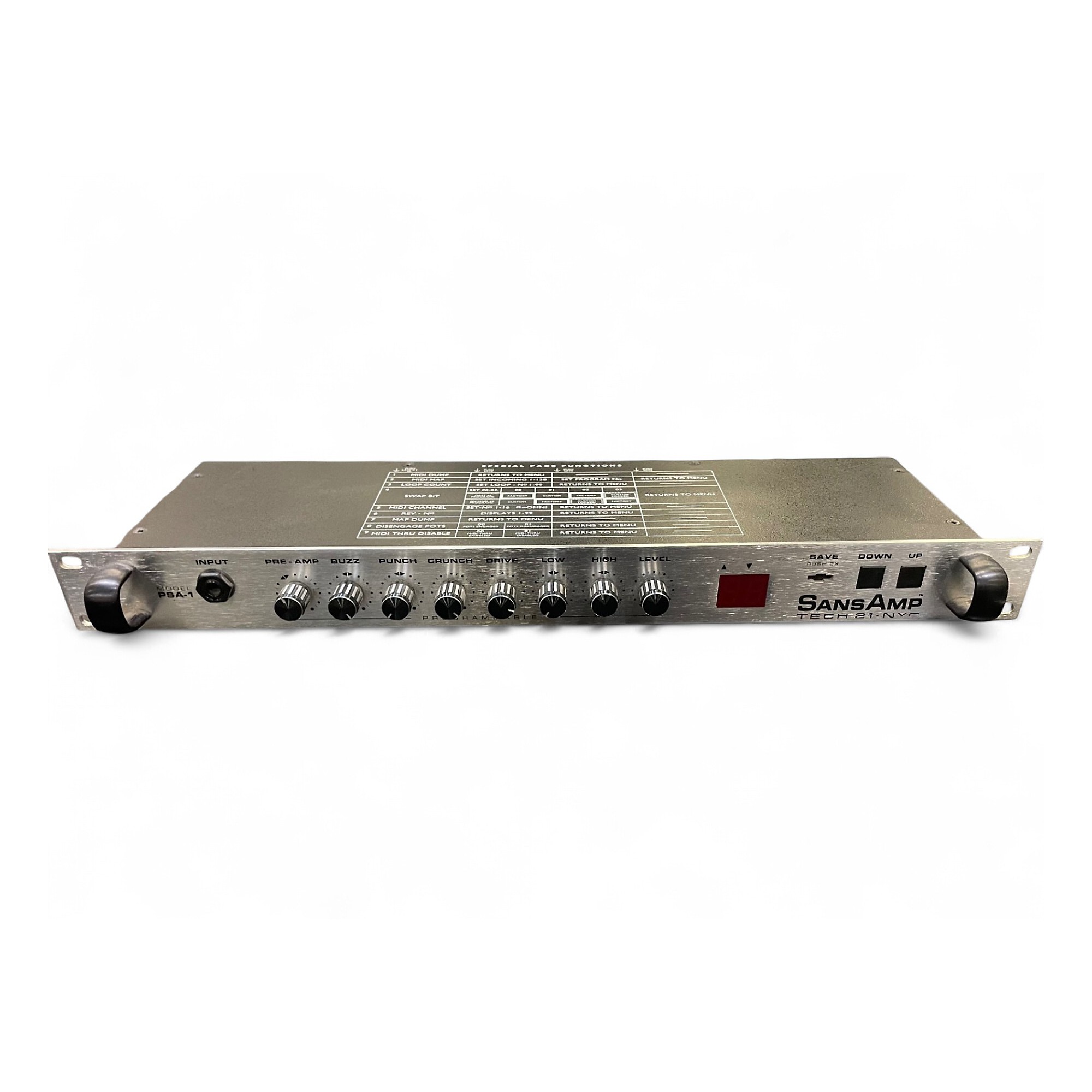 【動作確認済・レア】 TECH21 SANSAMP PSA-1 Tech 21 Limited Edition Sansamp PSA-1 - John Mann's Guitar Vault