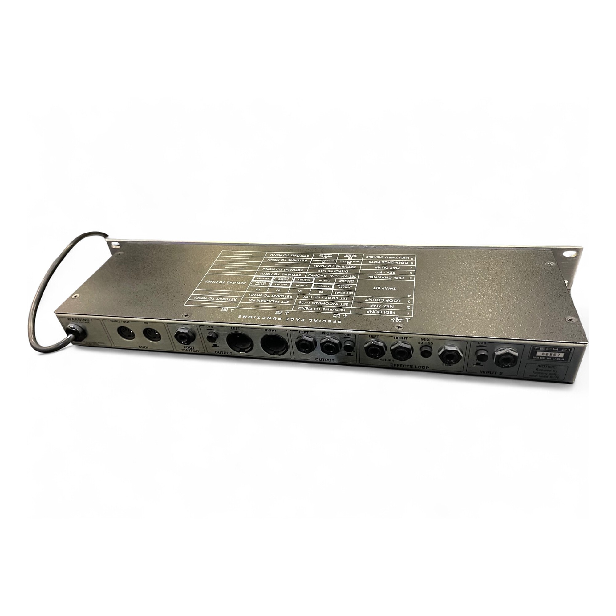【動作確認済・レア】 TECH21 SANSAMP PSA-1 Used Tech 21 Sansamp PSA-1 Multi Effects Processor | Guitar