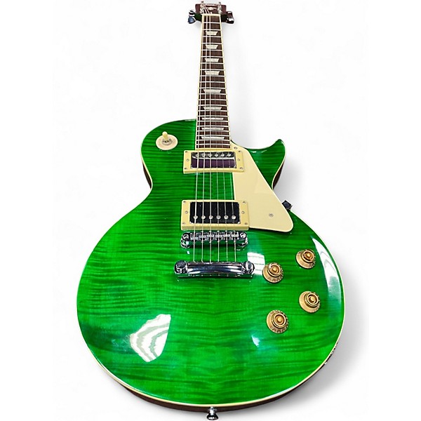 Used Iyv ILS300EGR Green Solid Body Electric Guitar