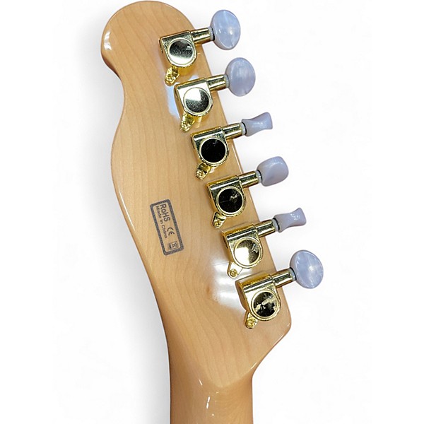 Used Zuwei TD style neckthrough 2 Color Sunburst Solid Body Electric Guitar