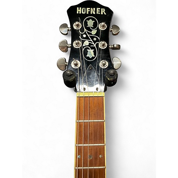 Used Hofner Colorama Black Solid Body Electric Guitar