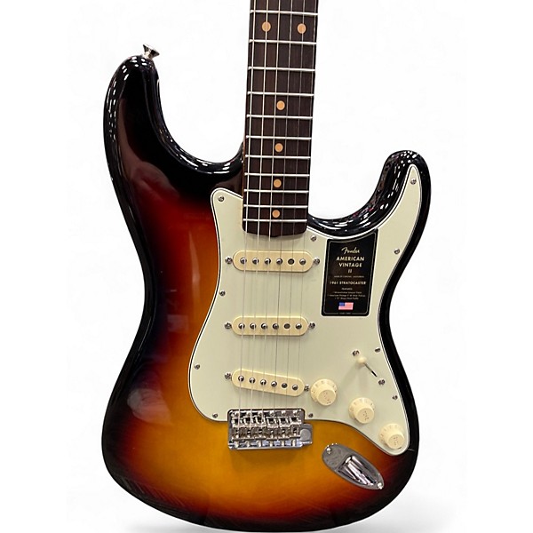 Used Fender AMERICAN VINTAGE II 1961 STRATOCASTER Sunburst Solid Body Electric Guitar