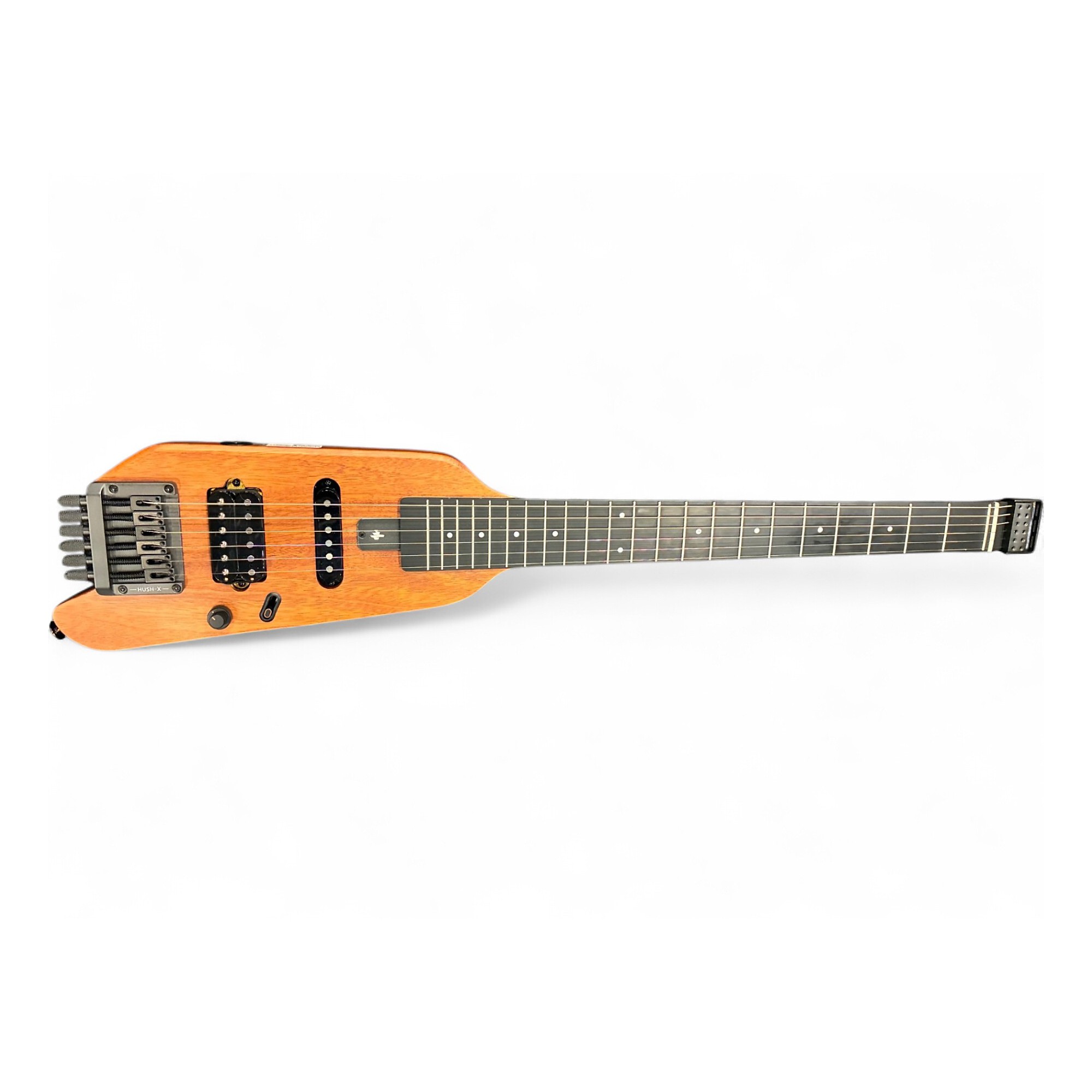 セール DONNER HUSH-x GUITAR エレキギター ナチュラル HUSH-X Porable Electric Guitar Kit for Travel Donner
