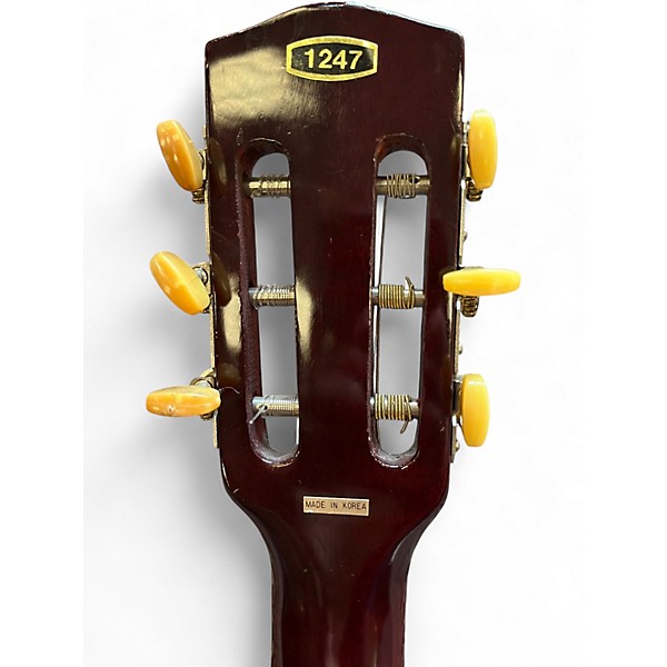 Used Sears acoustic Natural Acoustic Guitar
