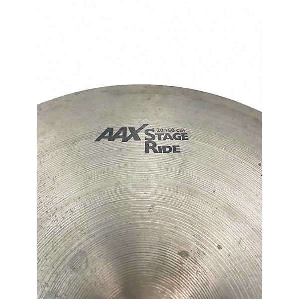 Used SABIAN 20in AAX Stage Ride Cymbal